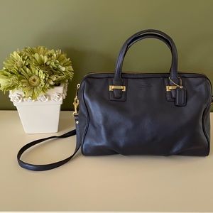 Coach  Navy Blue Leather Bag